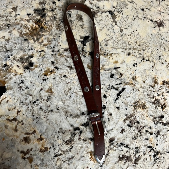 Brighton Women’s Brown Leather Belt. - Picture 1 of 4